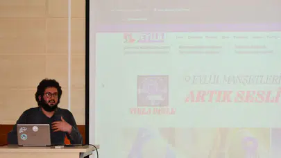 EÜ İletişim Fakültesinde habercilikte yapay zekâ uygulamaları anlatıldı