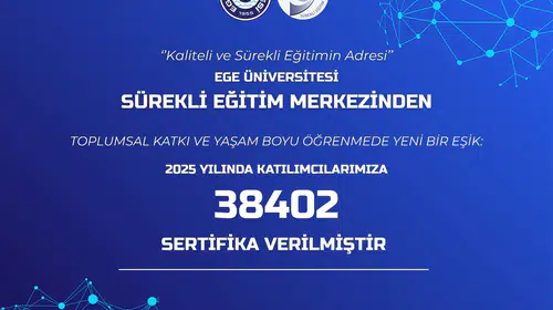 EGESEM bir yılda  38 bin 402 kişiye sertifika verdi