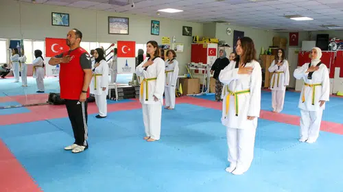 Büyükşehir’in tekvando kursuna kadınlardan yoğun ilgi