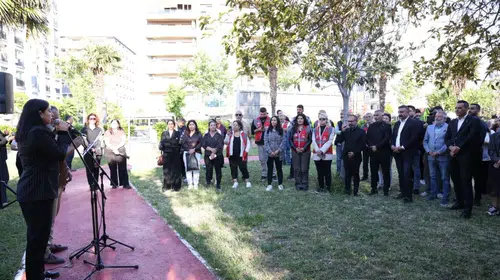 "Çiğli'de Üç Fidan'a Saygı Duruşu!"