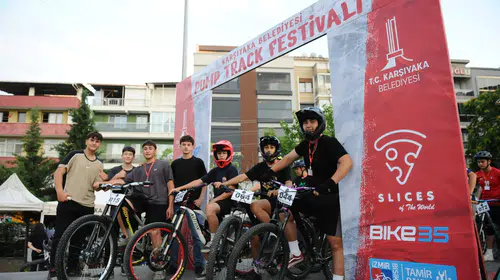 Karşıyaka Belediyesi’nden Türkiye’de bir ilk: Heyecan dolu pump track gece yarışı!