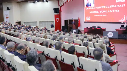 Yükseköğretimde yeni dönem: Rektör Yılmaz stratejik toplantıda yerini aldı