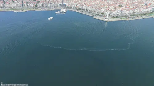 İzmir Körfezi’nde dokuzuncu kez dış kaynaklı kirlilik tespit edildi