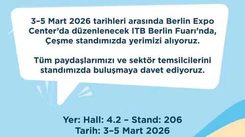 Çeşme, ITB Berlin 2026’da dünyaya tanıtılacak