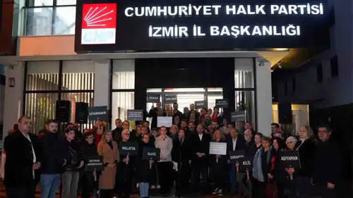 CHP İzmir İl Başkanlığı'ndan 6 Şubat Depremi Anma Töreni