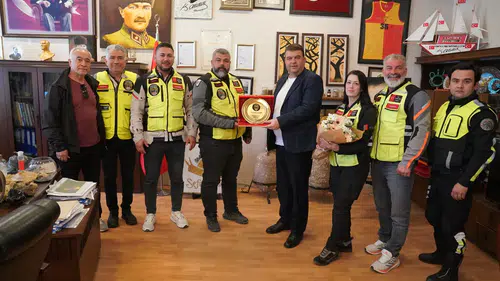 RİEDER Kulübü’nden Başkan İsmail Yetişkin’e teşekkür ziyareti