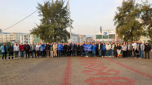 Buca’da sıcak bayramlaşma