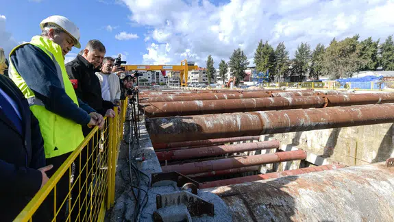 Buca Metrosu’nda tarihi an