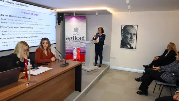 EGİKAD’da Şahika Aşkıner Güven Tazeledi:  “Kadın Dayanışmasıyla Geleceği İnşa Ediyoruz”