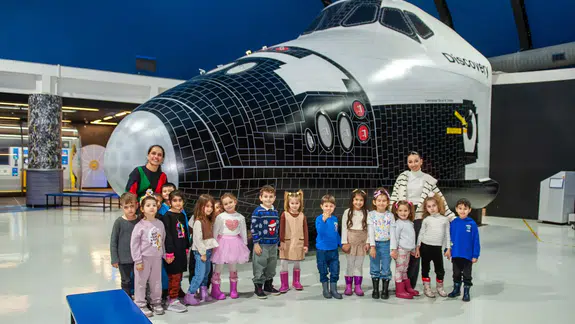 Karşıyakalı anaokulu öğrencileri Uzay Kampı’nda