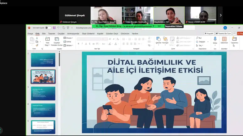 Ege Üniversitesinde dijital çağda aile iletişiminde bağımlılık riski masaya yatırıldı