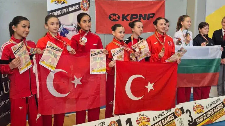 Seferihisar’ın “Altın Çocukları” Avrupa yolunda kürsüyü bırakmıyor