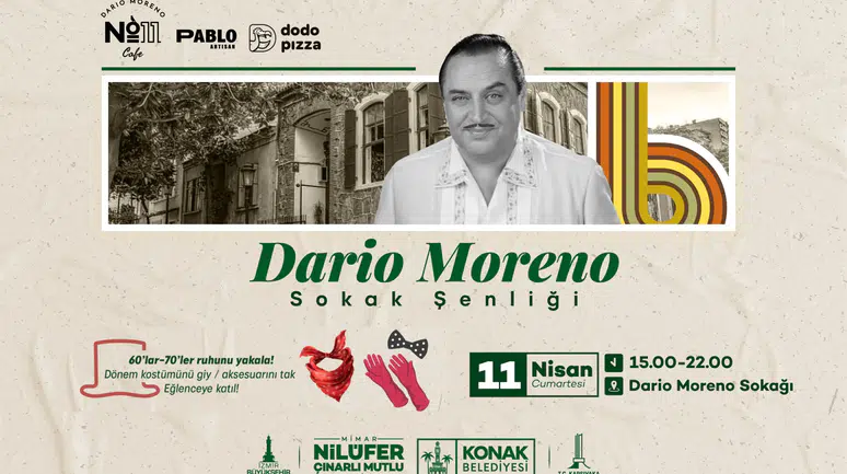 Konak’tan Dario Moreno anısına nostaljik şenlik