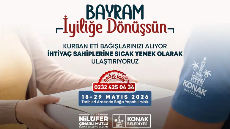 Konak’ta dayanışma geleneği bu bayram da devam ediyor