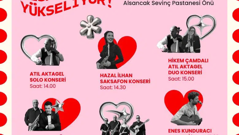 Aşkın melodileri Alsancak’ta yükseliyor