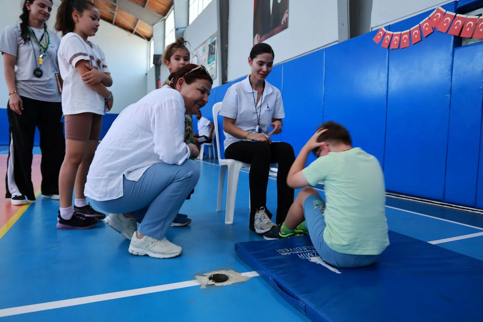 Foçalı miniklerin spor karnesi bilimsel verilerle belirlendi