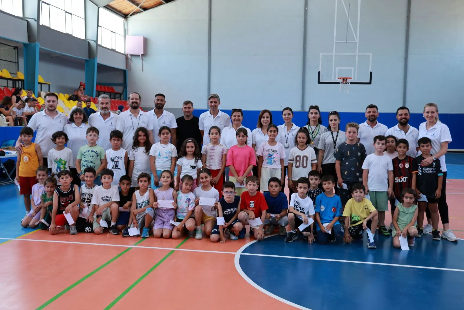 Foçalı miniklerin spor karnesi bilimsel verilerle belirlendi