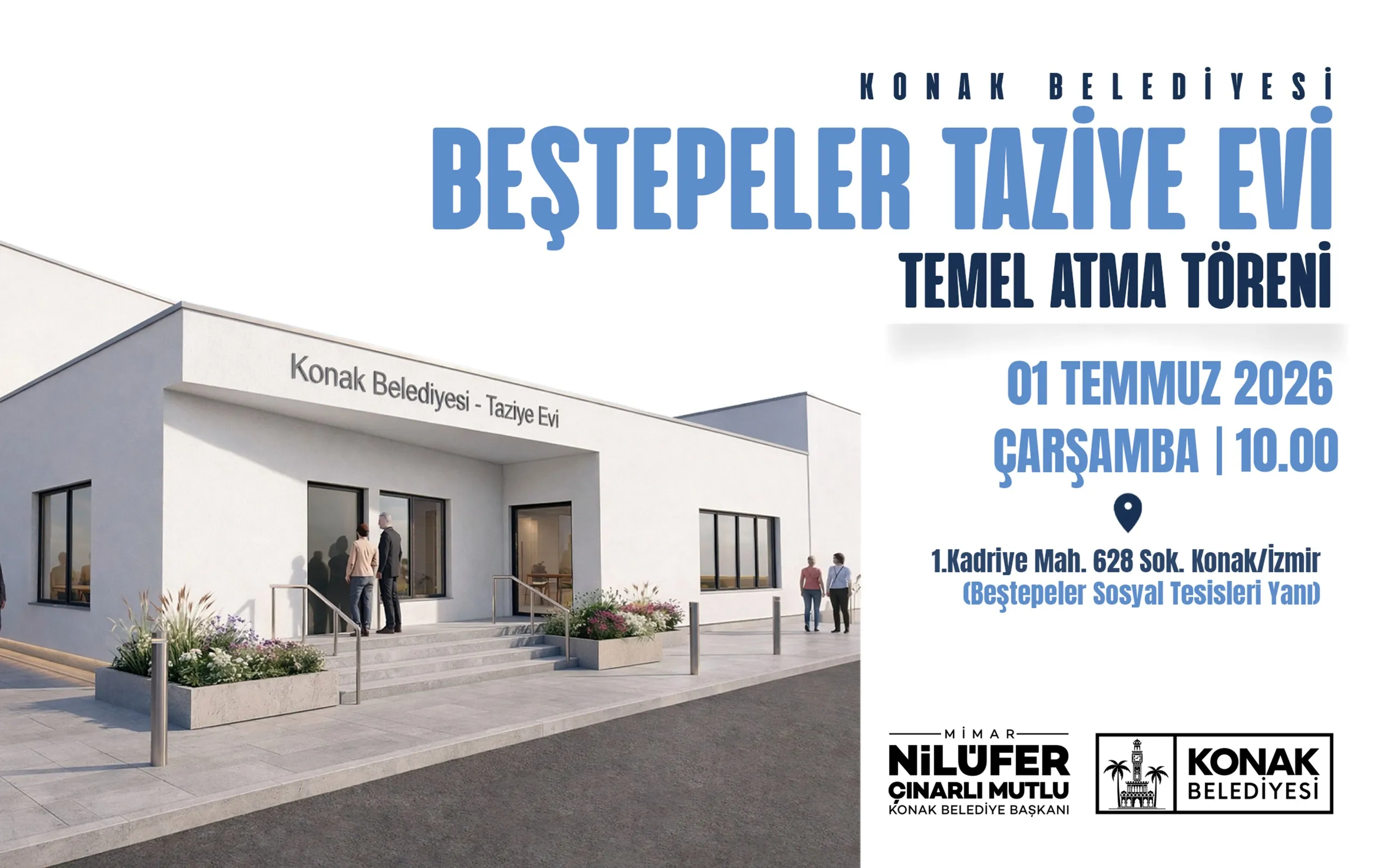Konak’ta acılar ortaklaşa paylaşılacak: Yeni taziye evinde ilk adım atılıyor