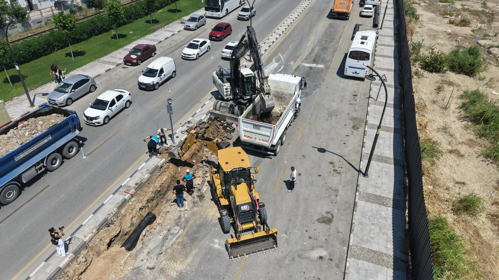 Manisa'da Cider Yolu'nun kronik sorununa neşter: Altyapı baştan aşağı yenileniyor