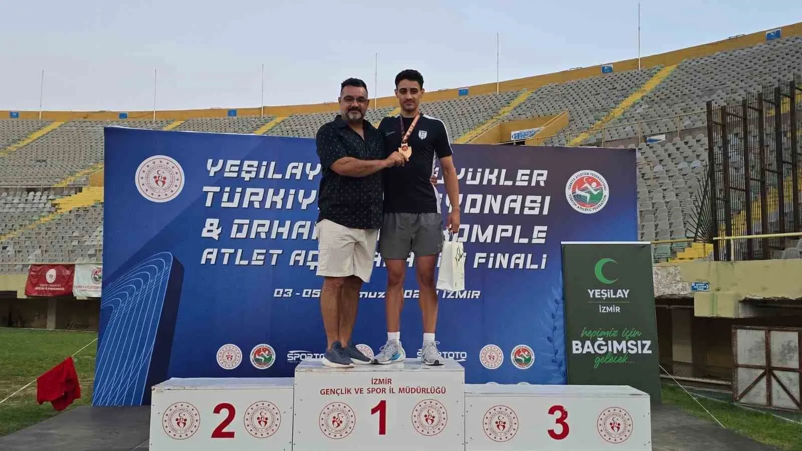 Aydınlı atletten dev adım: İtalya yolcusu şampiyon
