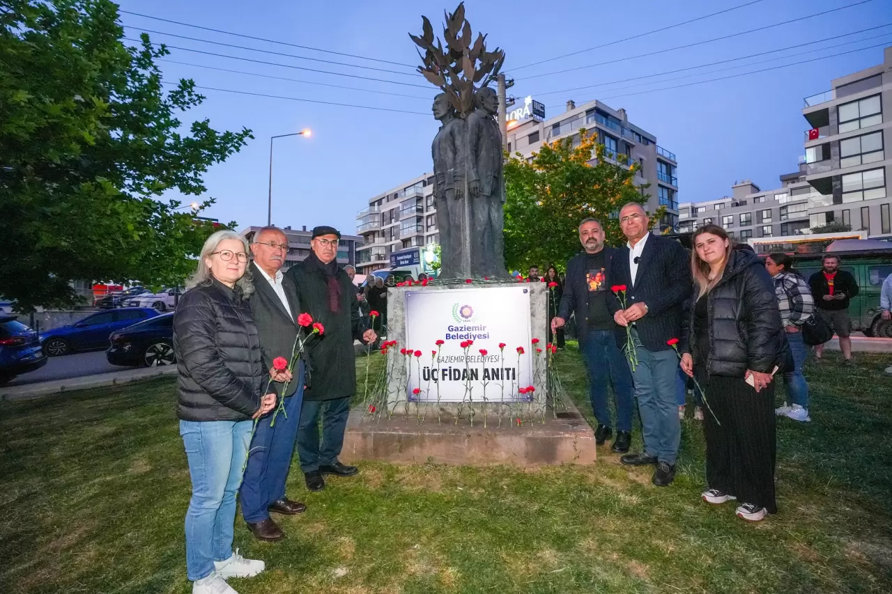 Türkiye’deki 68 kuşağının önderleri Deniz Gezmiş, Yusuf Aslan ve Hüseyin İnan, idam edilişlerinin 53. yıl dönümünde Gaziemir’de anıldı. 