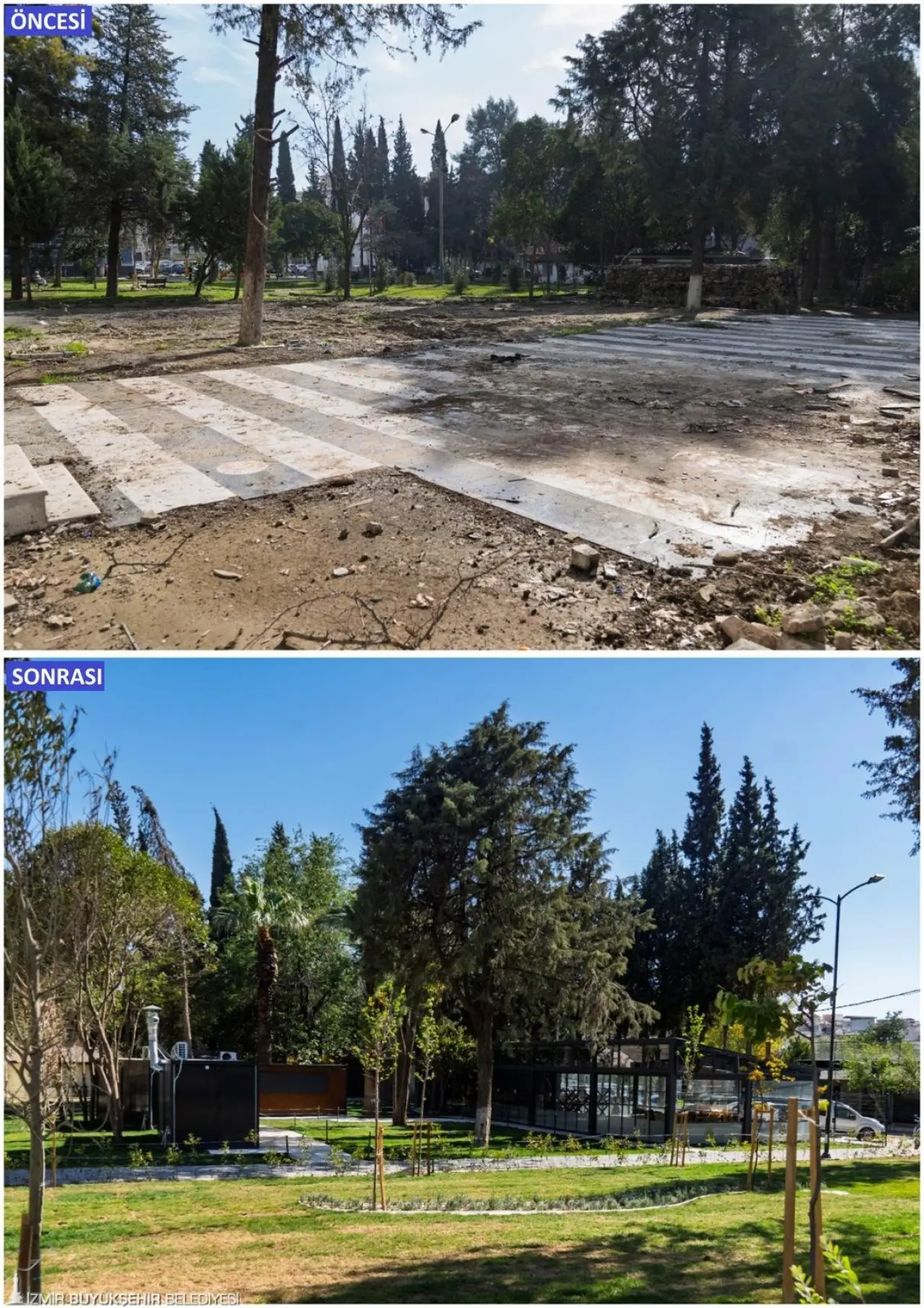 İzmir Büyükşehir Belediyesi, Buca Özmen Caddesi üzerinde yer alan Fırat Yılmaz Çakıroğlu parkını adeta baştan yarattı.