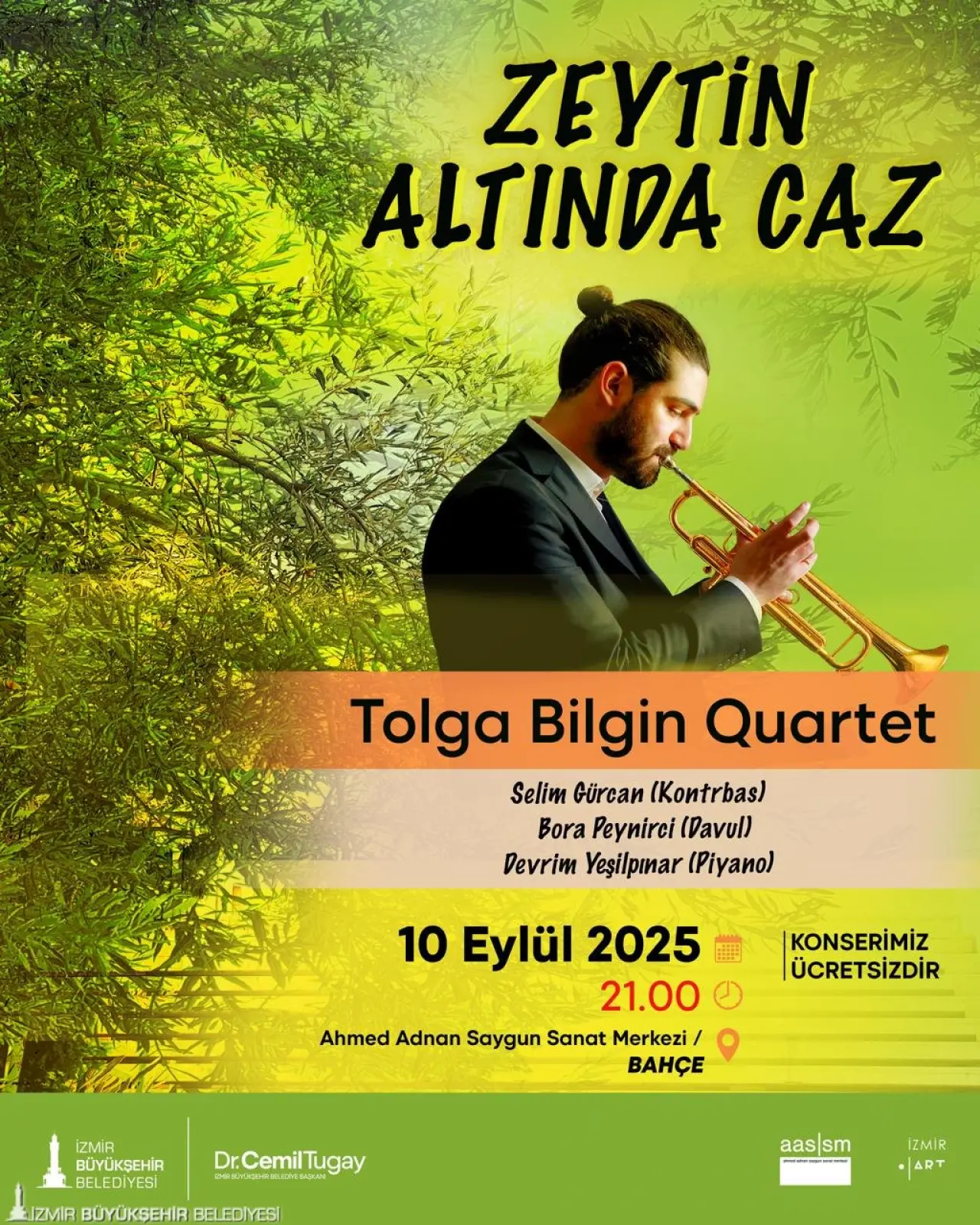 İzmir Büyükşehir Belediyesi, eylül ayında kentin farklı noktalarında çok sayıda kültür ve sanat etkinliğine ev sahipliği yapacak. Konserlerden sergilere; film gösterimlerinden tiyatro oyunlarına kadar pek çok etkinlik, İzmirlilere keyifli bir eylül yaşatacak.